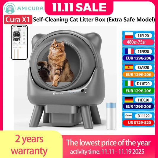 Litière Auto-Nettoyante Nouvelle Génération qui Transforme votre Vie & Celle de Votre Chat